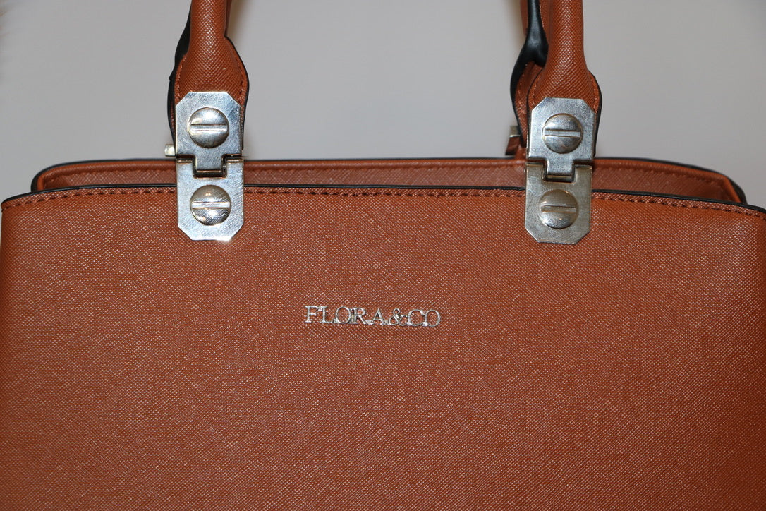Flora & Co Kleine Handtas Camel