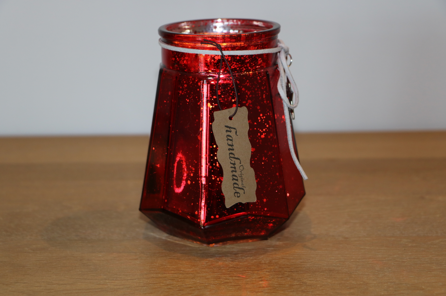 Windlicht Rood met Ster