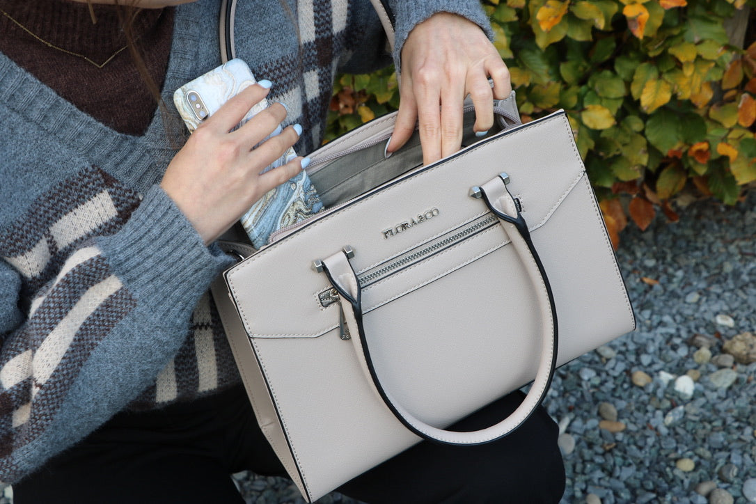 Flora & Co Handtas Gebroken Wit