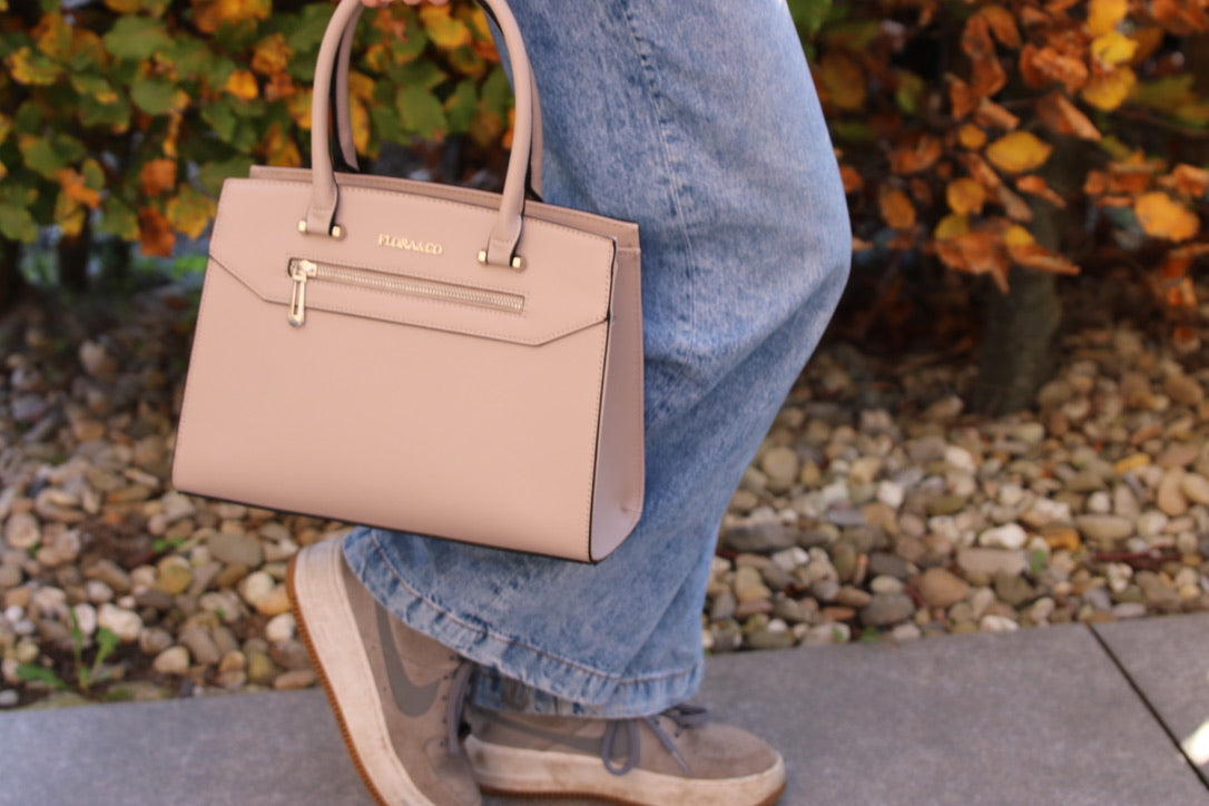 Flora & Co Handtas Beige