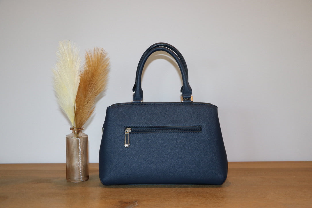 Handtas donkerblauw best sale